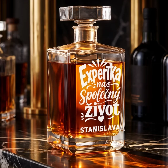 Personalizovaná Karafa Na Whisky K 55 Výročí Svatby Dárek K Valentýnu Pro Ženu: Expertka Na Společný Personalizovaná Karafa Na Whisky K 55 Výročí Svatby Dárek K Valentýnu Pro Ženu: Expertka Na Společný