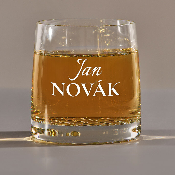 Jméno a příjmení - Sklenice na whisky