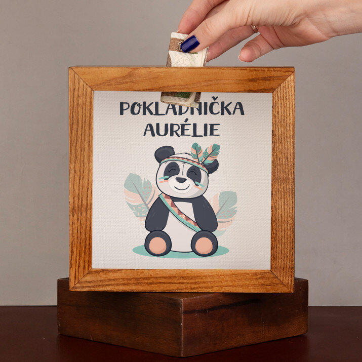 Jméno panda - Dřevěné prasátko