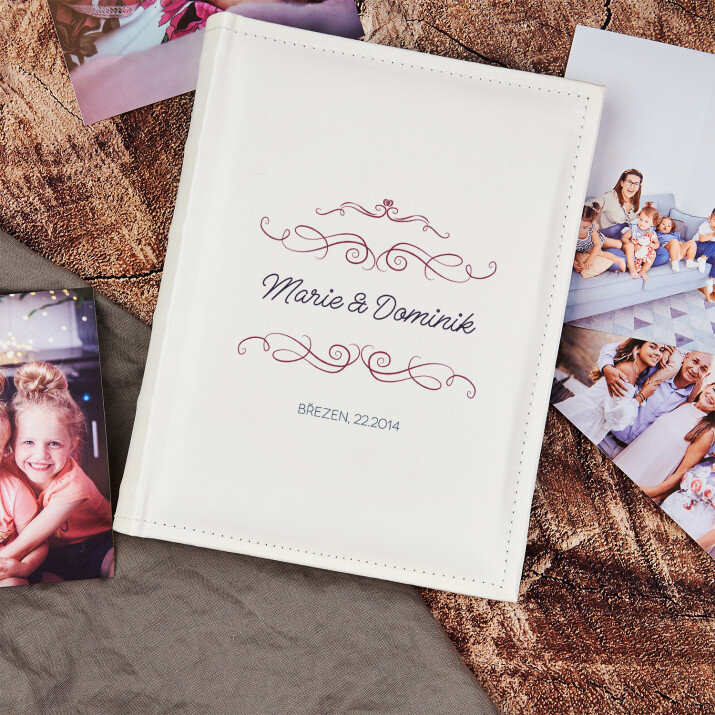 Jména + datum - Personalizované fotoalbum