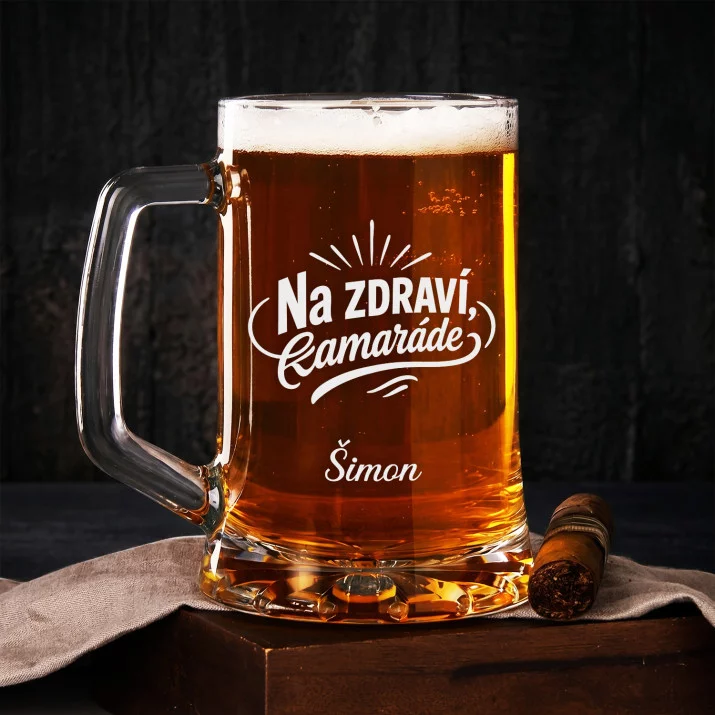 Půllitr Na Pivo Pro Kamaráda Dárek Pro Muže: Pivní Kamarádství Půllitr Na Pivo Pro Kamaráda Dárek Pro Muže: Pivní Kamarádství