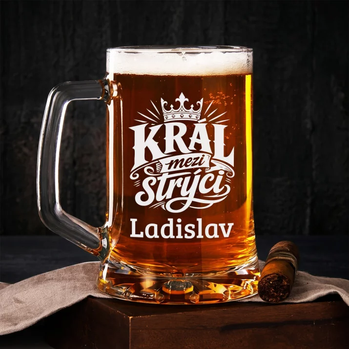 Půllitr Na Pivo Pro Strýce Dárek Pro Muže: Královský Strýc Půllitr Na Pivo Pro Strýce Dárek Pro Muže: Královský Strýc