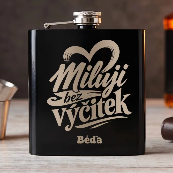 Placatka S Gravírováním Pro Milence Dárek K Valentýnu Pro Muže: Miluji Bez Výčitek