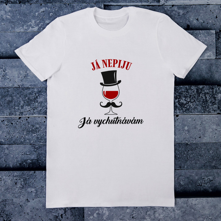 Já nepiju - Tričko pánské s potiskem