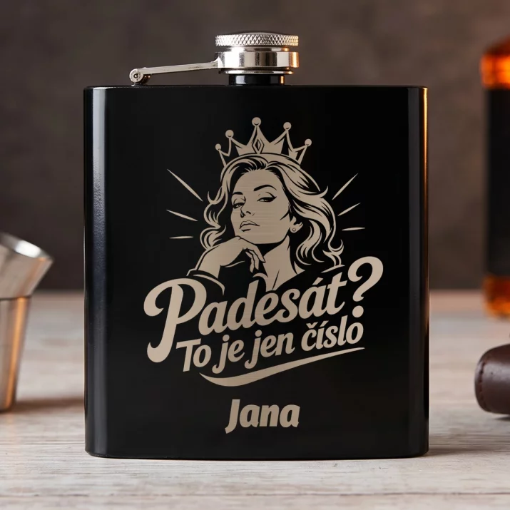 Placatka S Gravírováním K 50 Dárek K 50 Narozeninám Pro Ženu: Padesát? To Je Jen Číslo