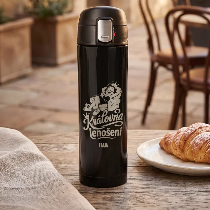 Termohrnek 440ml K Vánocům Dárek Pro Ženu: Královna Lenošení