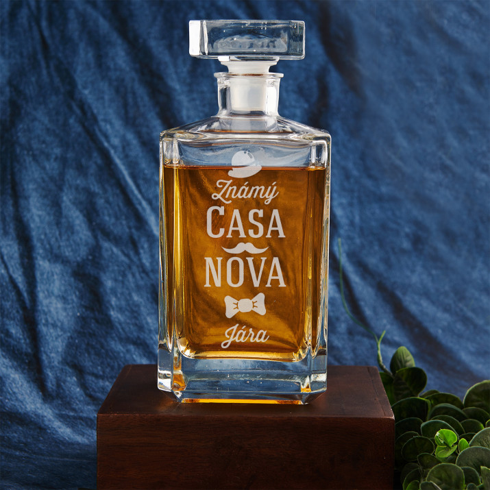 Známý Casanova - Karafa na whisky 0,7l