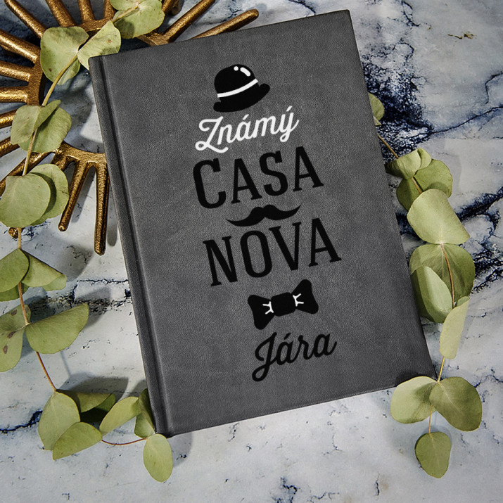 Casanova - Zápisník A5 s potiskem