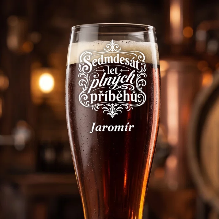 Sklenice Na Pivo S Gravírováním Pro 70Letého Muže Dárek K 70 Narozeninám Pro Muže: Sedmdesát Let Plných Sklenice Na Pivo S Gravírováním Pro 70Letého Muže Dárek K 70 Narozeninám Pro Muže: Sedmdesát Let Plných