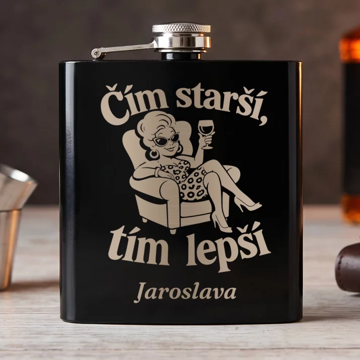 Placatka S Gravírováním Ženě K 60 Narozeninám Dárek K 60 Narozeninám Pro Ženu: Čím Starší, Tím Lepší Placatka S Gravírováním Ženě K 60 Narozeninám Dárek K 60 Narozeninám Pro Ženu: Čím Starší, Tím Lepší