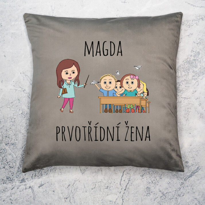 Prvotřídní žena - Polštář dekorační