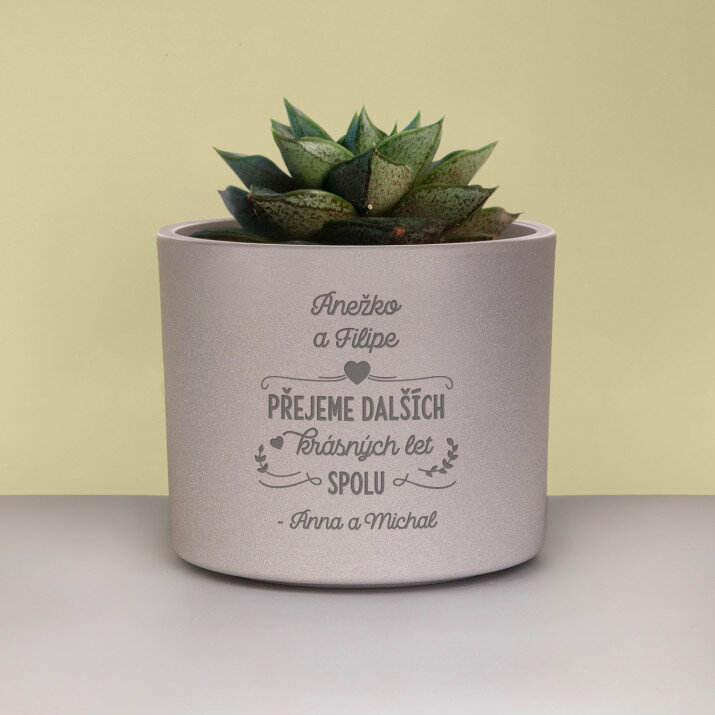 Dalších pěkných let - obaly na květináče