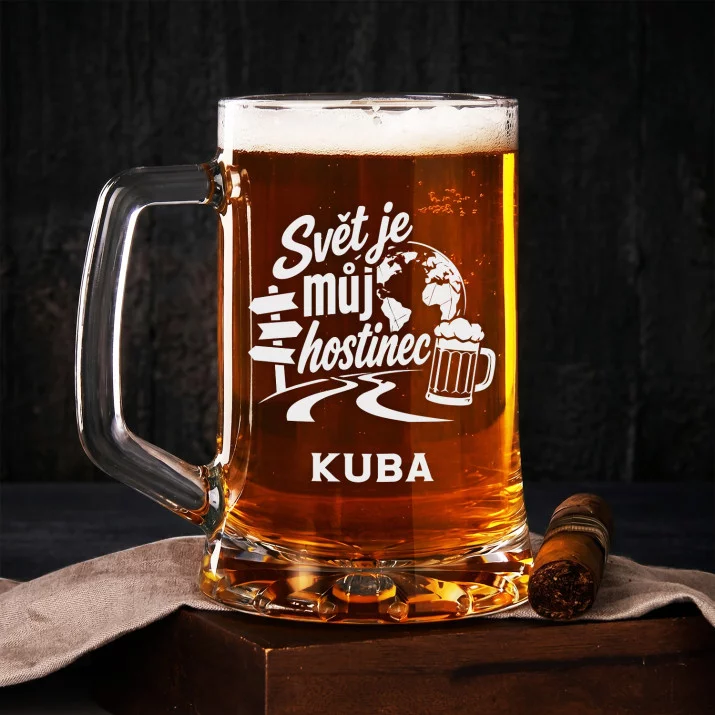 Půllitr Na Pivo Pro Cestovatele Dárek Pro Muže: Putování S Pivem Půllitr Na Pivo Pro Cestovatele Dárek Pro Muže: Putování S Pivem
