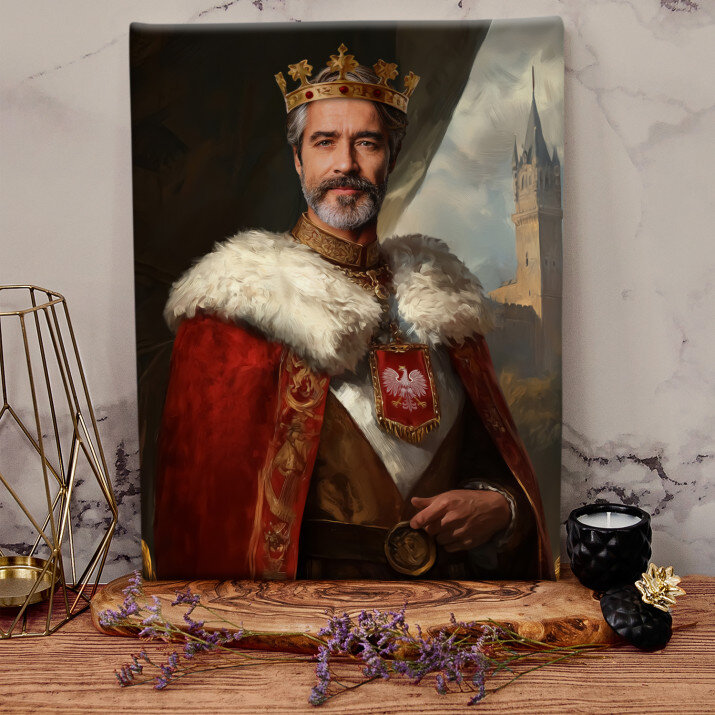 Král Polska - Královský portrét Král Polska - Královský portrét