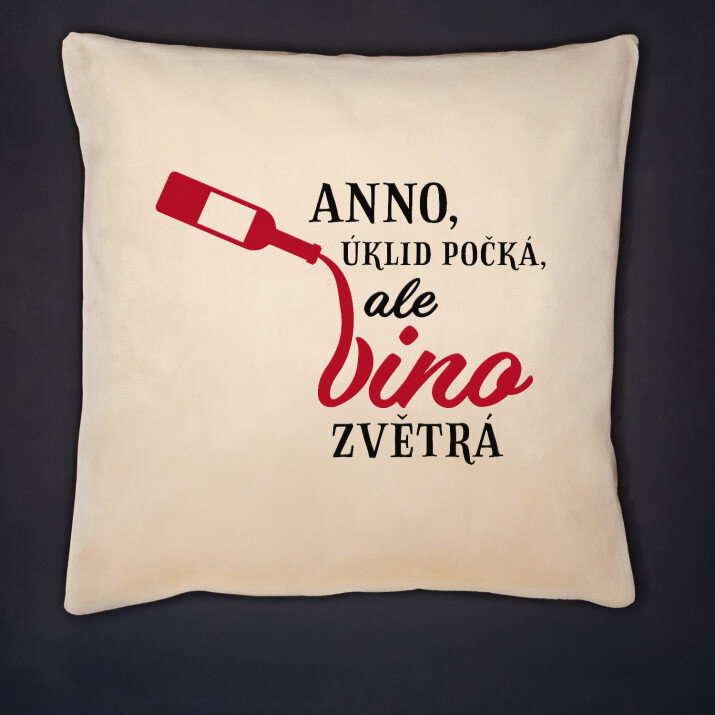 Úklid počká - Polštář dekorační