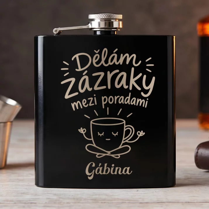 Placatka S Gravírováním Pro Zaměstnankyni Dárek Pro Ženu: Dělám Zázraky Mezi Placatka S Gravírováním Pro Zaměstnankyni Dárek Pro Ženu: Dělám Zázraky Mezi
