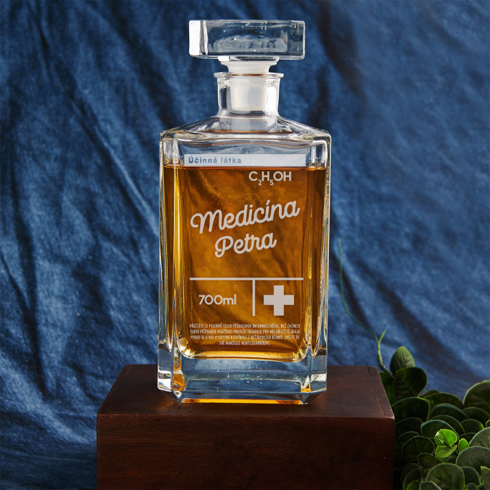 Medicína - Karafa na whisky 0,7l
