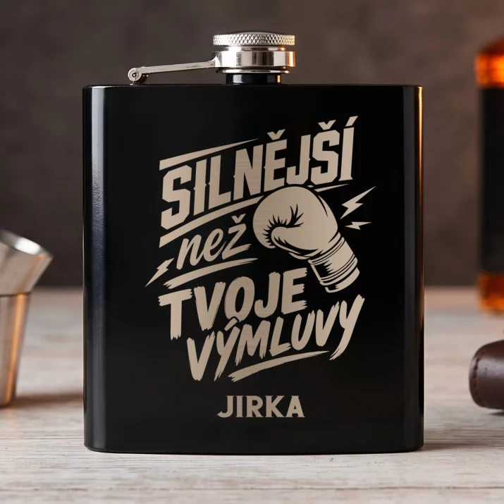 Placatka S Gravírováním Pro Boxera Dárek Pro Muže: Silnější Než Tvoje
