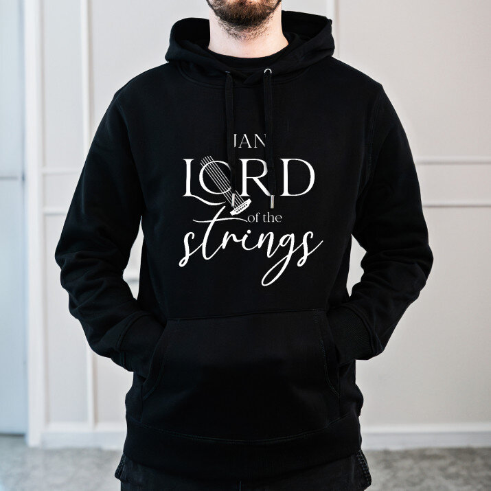 Lord of the strings - Černá pánská mikina
