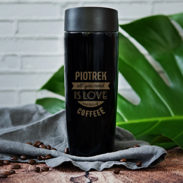 Love and a lot of coffee - Termohrnek