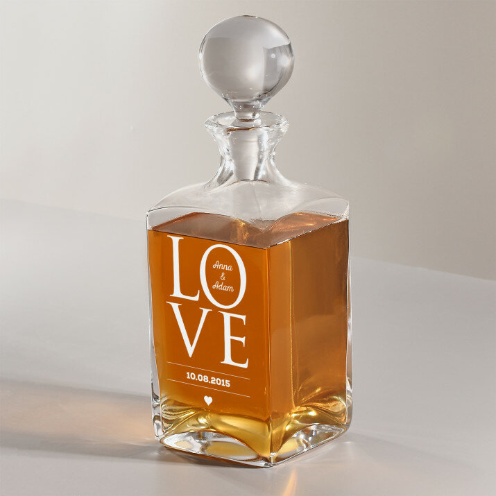 Love - Karafa na whisky 1l