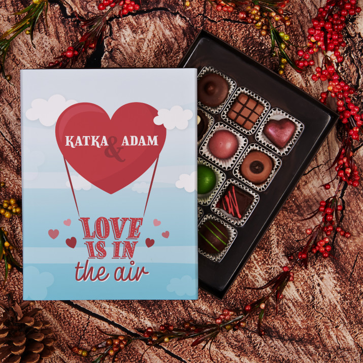 Love is in the air - Belgické čokoládové pralinky