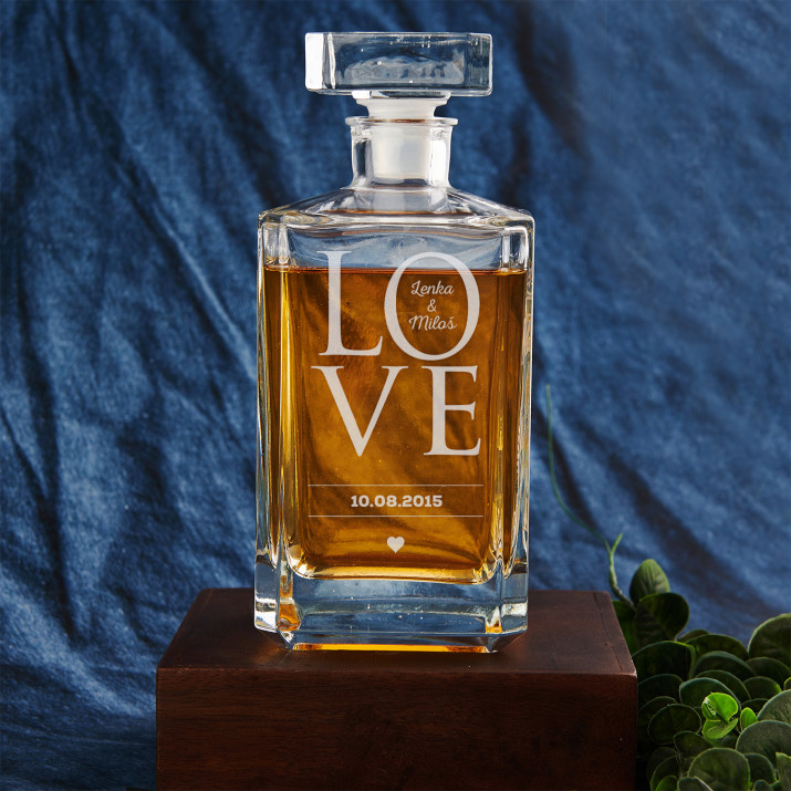 Love together - Karafa na whisky 0,7l