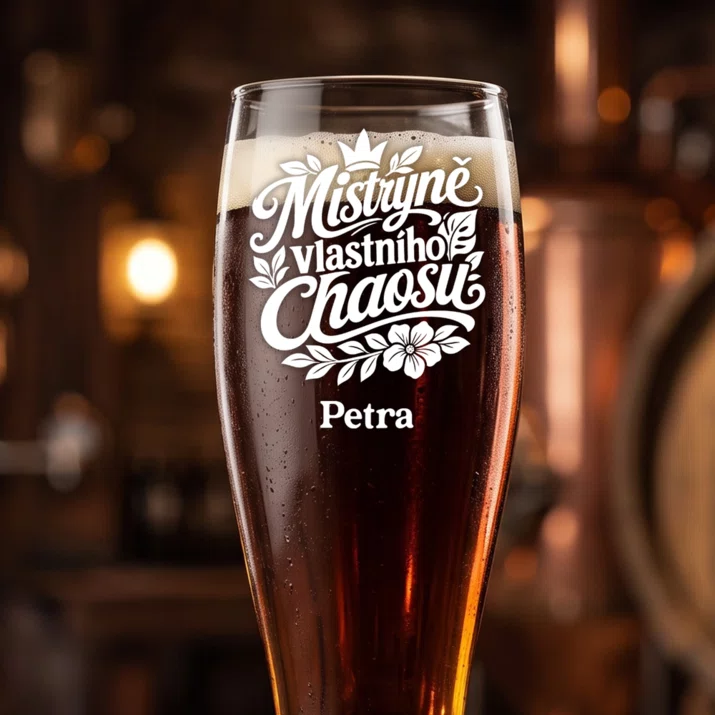 Sklenice Na Pivo S Gravírováním Pro 19Letou Ženu Dárek Pro Ženu: Mistryně Vlastního Chaosu
