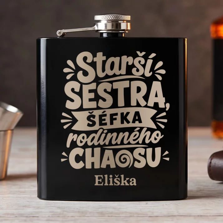 Placatka S Gravírováním Pro Starší Sestru Dárek Pro Ženu: Starší Sestra, Šéfka
