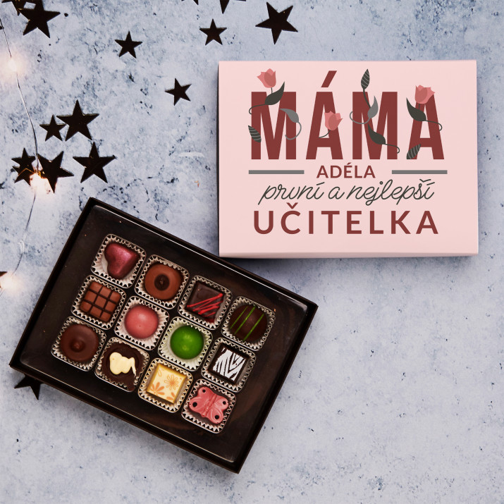 Máma první a nejlepší učitelka - Belgické čokoládové pralinky
