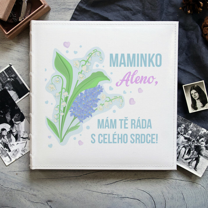 Maminko, mám tě ráda s celého srdce - Personalizované fotoalbum