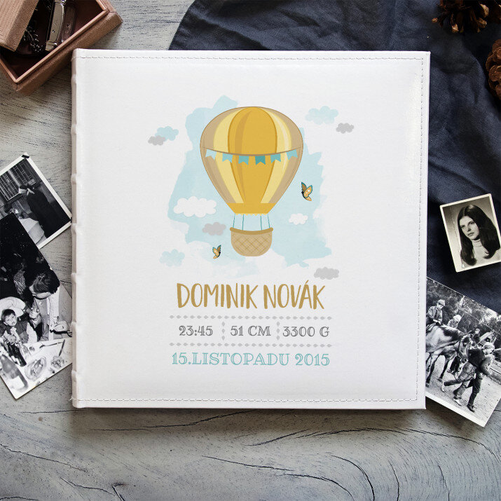 Certifikát balon - Personalizované fotoalbum