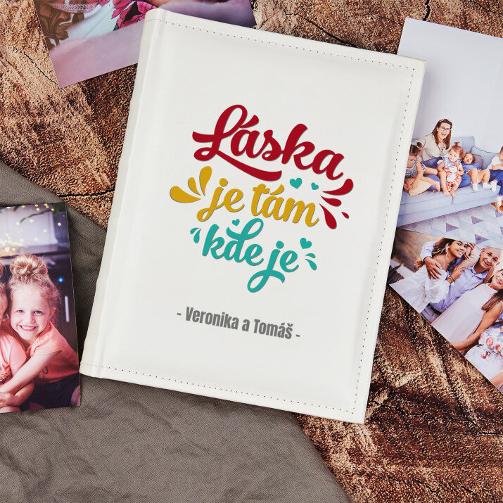 Láska je tam kde - Personalizované fotoalbum