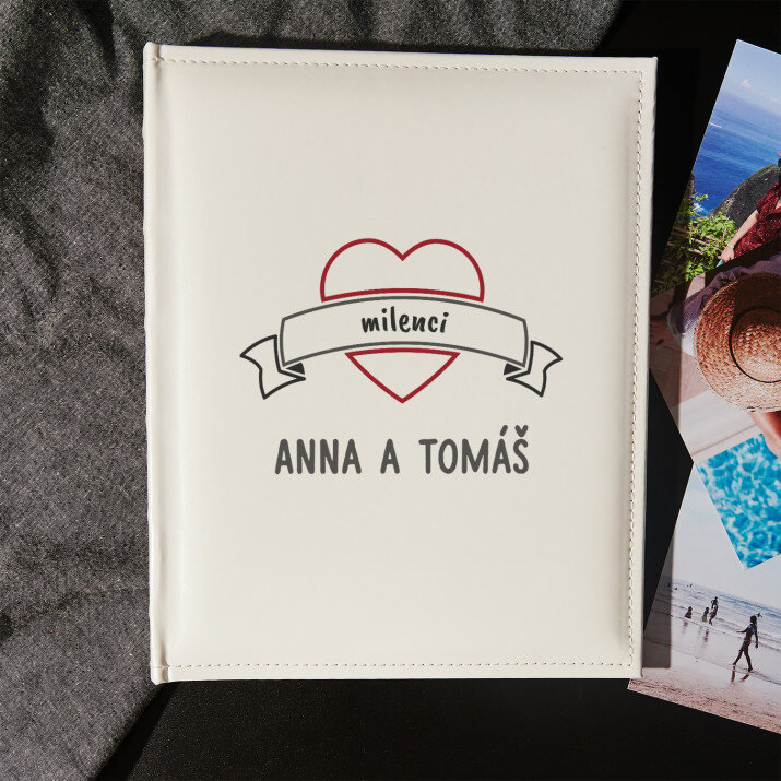 Milenci - Personalizované fotoalbum