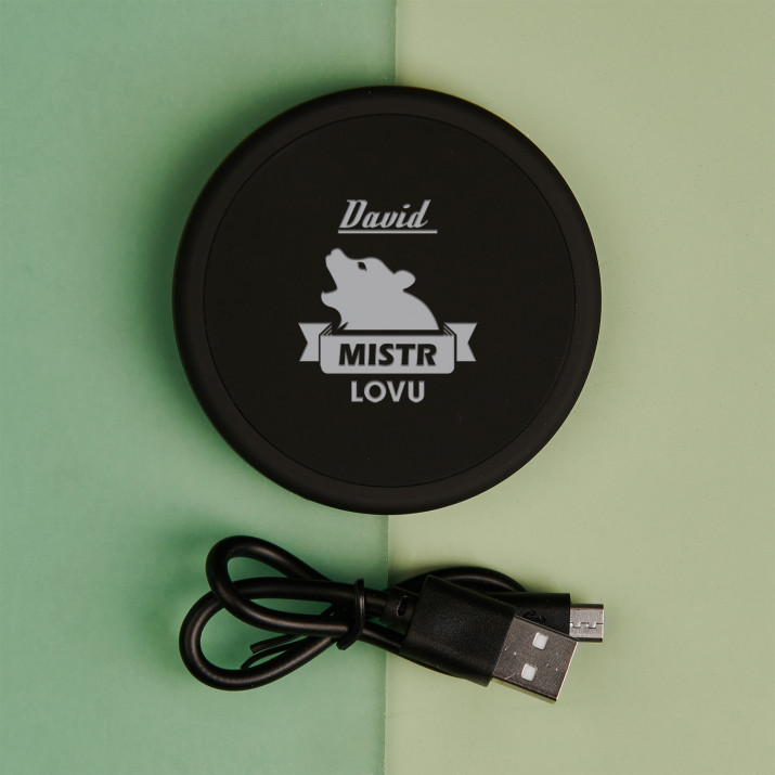 Mistr lovu - Bezdrátová nabíječka s LED podsvícením