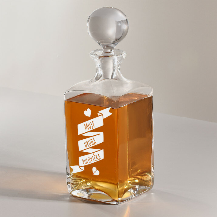 Moje druhá polovička - Karafa na whisky 1l