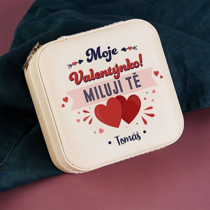 Moje Valentýnka - Cestovní šperkovnice