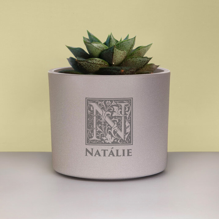 monogram jméno - obaly na květináče