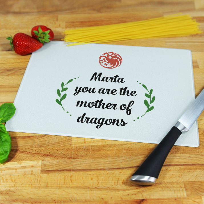 Mother of dragons - Skleněné prkénko