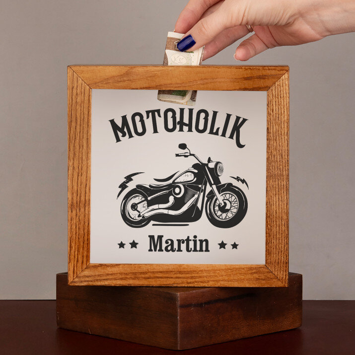 Motoholik - Dřevěné prasátko