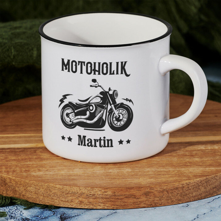 Motoholik - Keramický hrnek