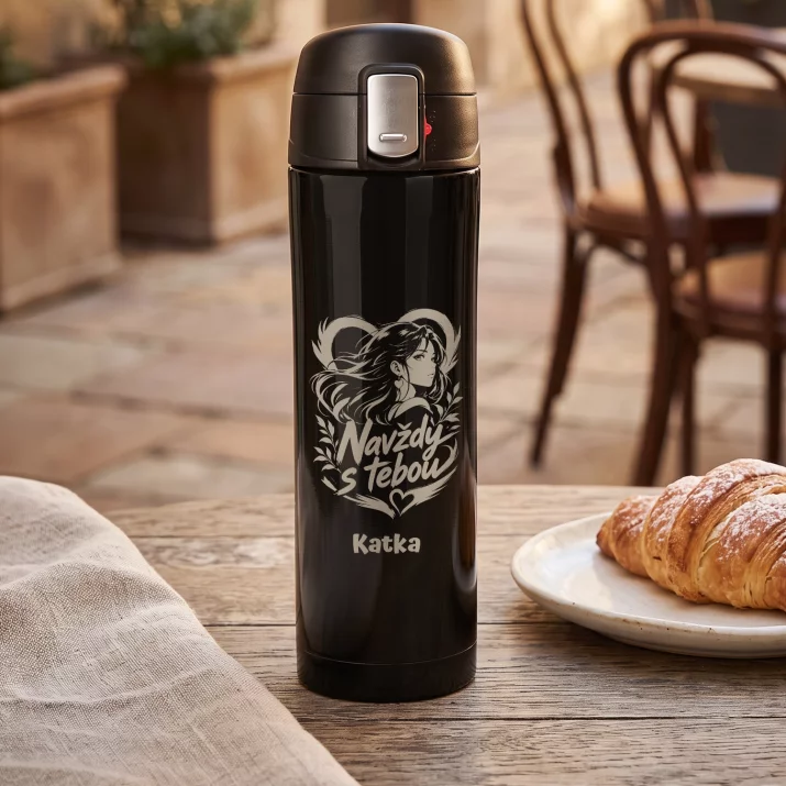 Termohrnek 440ml Pro Snoubenku Dárek Ke Dni Dívek Pro Ženu: Navždy S Tebou