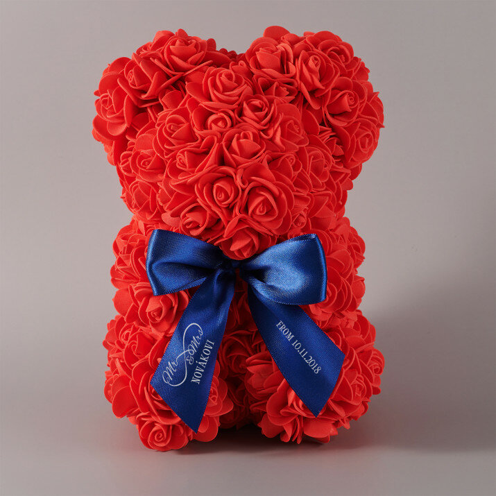 Mr&mrs 2 - medvídek z růží 25 cm