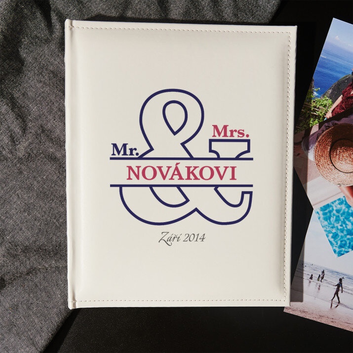 Mr&mrs right - Personalizované fotoalbum