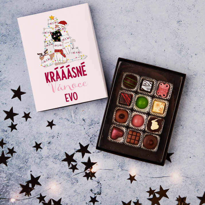 krásné vánoce - Belgické čokoládové pralinky