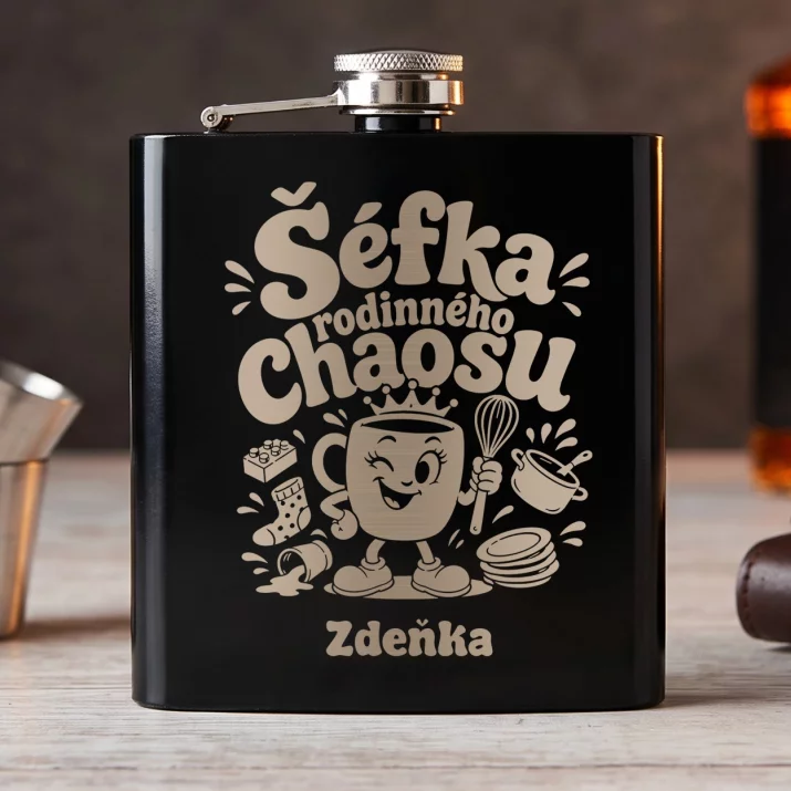 Placatka S Gravírováním K Prvnímu Dni Matek Dárek Pro Maminku Ženu: Šéfka Rodinného Chaosu