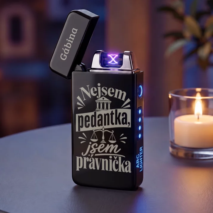 Personalizovaný Plazmový Zapalovač Pro Právničku Dárek Pro Ženu: Nejsem Pedantka, Jsem Personalizovaný Plazmový Zapalovač Pro Právničku Dárek Pro Ženu: Nejsem Pedantka, Jsem