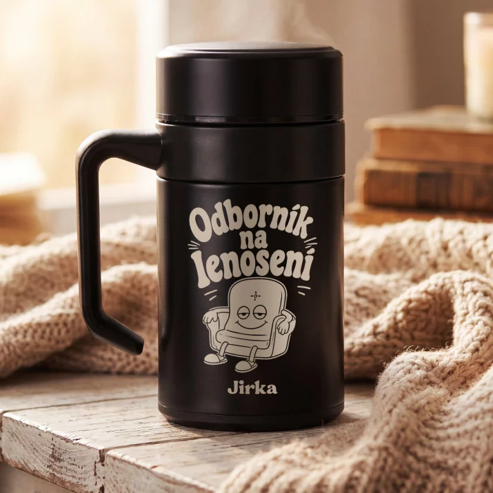 Termohrnek S Uchem 400 Ml Pro Důchodce Dárek K Odchodu Do Důchodu Pro Muže: Odborník Na Lenošení Termohrnek S Uchem 400 Ml Pro Důchodce Dárek K Odchodu Do Důchodu Pro Muže: Odborník Na Lenošení