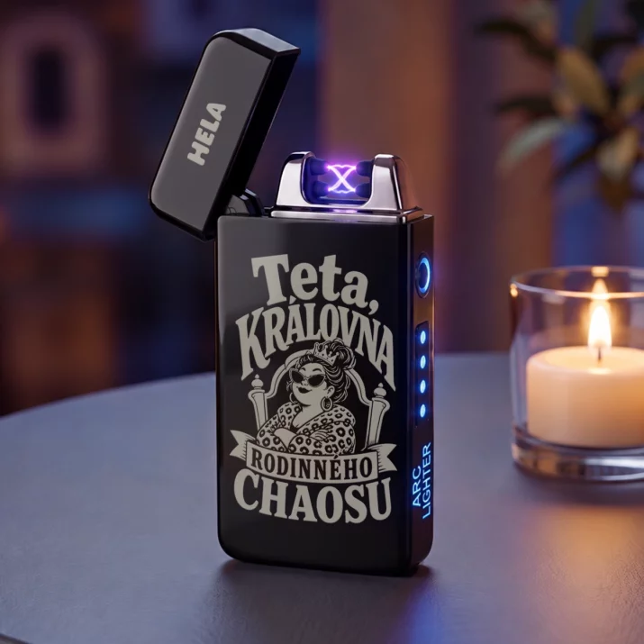 Personalizovaný Plazmový Zapalovač Pro Tetu Dárek Pro Ženu: Teta, Královna Rodinného Personalizovaný Plazmový Zapalovač Pro Tetu Dárek Pro Ženu: Teta, Královna Rodinného