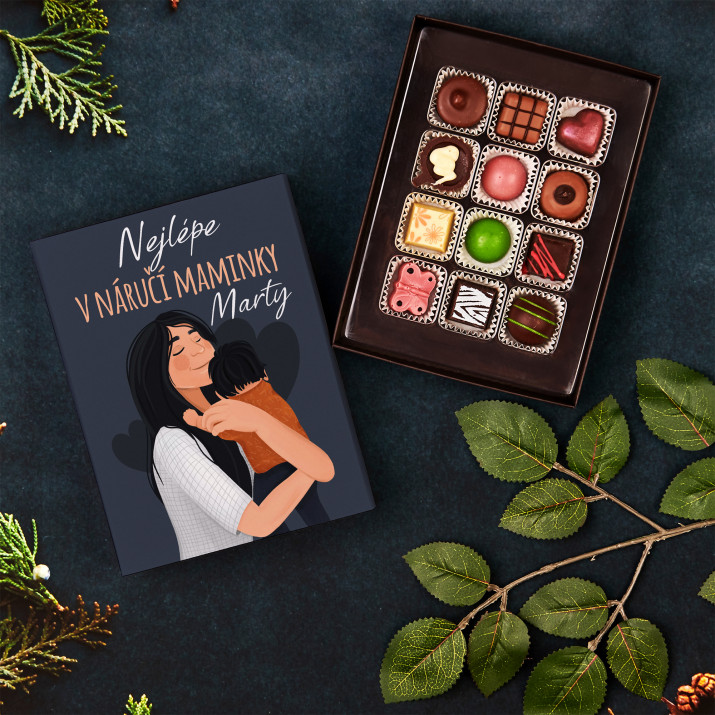 Nejlépe v náručí maminky - Belgické čokoládové pralinky
